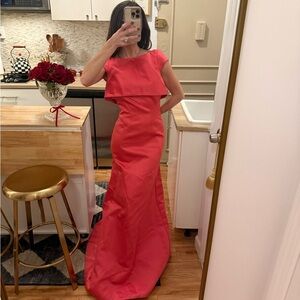 ZAC POSEN RUNWAY SAMPLE GOWN IN PINK